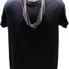 Mardi Gras Spot 6D336COL 33 Inch 07mm Round Metallic 6 Color Mardi Gras Beads - 6 Dozen (72 Necklaces)-2