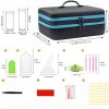 GZWENHAN 246 Slots Diamond Painting Storage Container, Diamond Painting Accessory kit, Diamond Art Accessories and Jewelry Craftsmanship Beads Storage Box, (Blue)-2