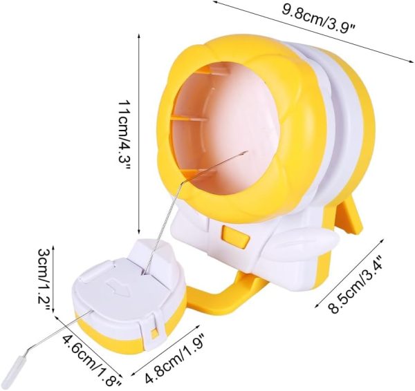DONGKER Clay Bead Spinner,Automatic Electric Bracelets Beader Machine with Bead Needles & Thread for Bracelets Necklace Jewelry Making-3
