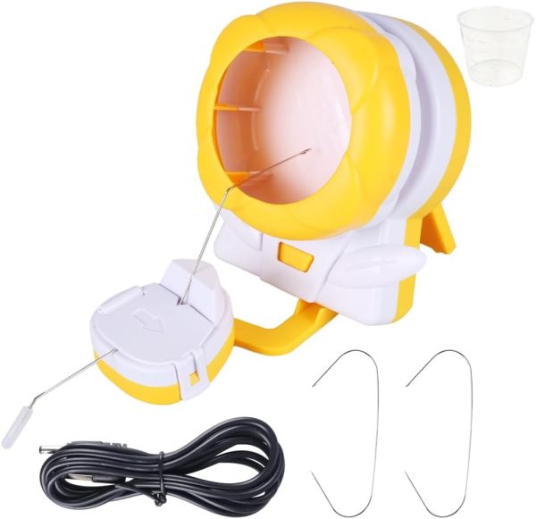 DONGKER Clay Bead Spinner,Automatic Electric Bracelets Beader Machine with Bead Needles & Thread for Bracelets Necklace Jewelry Making-0