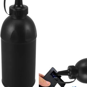 800ml Bullets Beads Bottle: Plastic Gel Ball Holder Black Refill Container Liquid Toy Bead Holder Outdoor Game Accessories-0