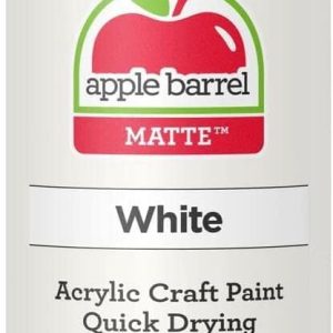 Apple Barrel Acrylic Paint in Assorted Colors (8 Ounce), 20403 White-0