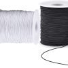 Elastic Cord for Bracelets, 2 Rolls 1 mm 330 Feet Sturdy Bracelet String, Stretchy Elastic String for Jewelry Making, Necklaces, Beading-0