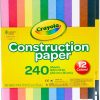 Crayola Construction Paper Bulk Pack (480 Sheets) – 10 Assorted Colors, 9x12, Classroom Arts & Crafts Supplies for Kids, Art Paper for School Projects-2