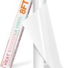 HTVRONT HTV Roll Heat Transfer Vinyl - 12" x 8ft White HTV Vinyl for Shirts, Iron on Vinyl for All Cutting Machine - Easy to Cut & Weed for Heat Transfer Design (White)-0