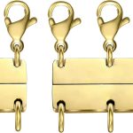 Multi Necklace Layering Clasps Strong Magnetic Clasp, Gold Necklace Separator for Layering, Multiple Jewelry Closures for Layered Look-0
