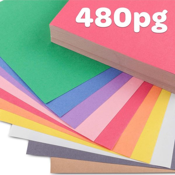 Crayola Construction Paper Bulk Pack (480 Sheets) – 10 Assorted Colors, 9x12, Classroom Arts & Crafts Supplies for Kids, Art Paper for School Projects-3