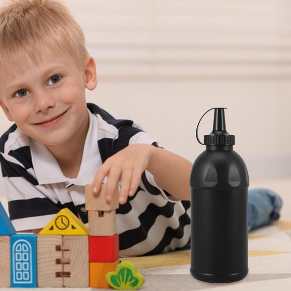 800ml Bullets Beads Bottle: Plastic Gel Ball Holder Black Refill Container Liquid Toy Bead Holder Outdoor Game Accessories-4