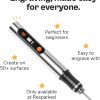 Customizer Engraving Pen (Formerly Culiau): Ultimate Cordless Portable Tool for Artists & DIYers - Engrave 50+ Surfaces - Beginner Friendly - Rechargeable - Free 30 Bits & Mastery Guide customizergod