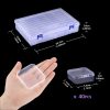 Funtopia 40 Pcs Bead Organizers and Storage, Small Clear Plastic Storage Containers with Lids, Mini Transparent Organizer Boxes for Jewelry, Toys, Beads, Small Parts and Crafts Accessories-3