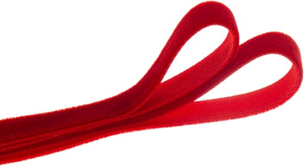 Vintage Red Velvet Ribbon, 3/8 Inch X 25Yd-1