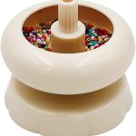 Bead Spinner for Jewelry Making, ABS Rotating Bead Loader with Smooth Bowl and Stable Base for Bracelets Necklaces DIY Craft-0