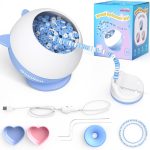 Gionlion Bead Spinner for Beginners, Clay Beads Seed Beads Spinner for Bracelet Making, Electric Bead Spinner for Jewelry Making, Automatic Bracelet Maker with Needles and Funnel,Gifts Toys for Kids-0