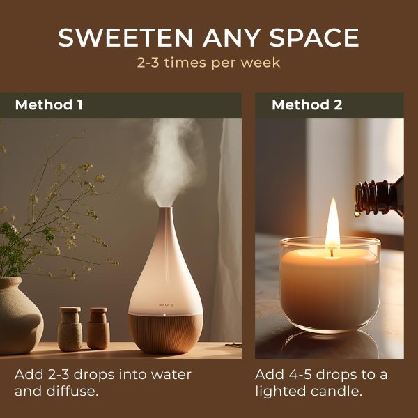 Gya Labs Vanilla Essential Oil - 0.34 Fl Oz - for Hair, Skin, Diffuser, Aromatherapy & DIY Candle Making Scent-3