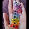 Sewing Clips, 100 Pcs with Plastic Box, Premium Quilting Clips for Supplies Crafting Tools, Assorted Colors Plastic Clips for Crafts,Sew Clip,Sew Clips,Sewing Notions-2