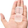 Plastic Beads Storage Containers - Mini Clear Square Box Empty Case with Lid for Earplugs, Pills, Jewelry, Hardware or Any Other Small Craft Gadgets (40 Pieces 1.37 x 1.37 x 0.7 Inches)-2