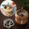 Seed Bead Spinner for Jewelry Making Kit - Clay Bead Spinner with Big Eye Beading Needle & 3 Meter Wire - Necklace Bracelet Maker Wooden - Birthday Anniversary Decorations Christmas Gifts - Pinewood-4