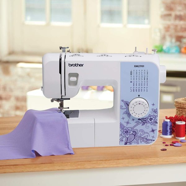 Brother XM2701 Sewing Machine, Lightweight, Full Featured, 27 Stitches, 6 Included Feet-1