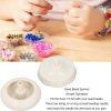 Bead Spinner for Jewelry Making, ABS Rotating Bead Loader with Smooth Bowl and Stable Base for Bracelets Necklaces DIY Craft-3