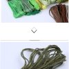 Friendship Bracelet String 50 Skeins Rainbow Color Embroidery Floss Cross Stitch Embroidery Thread Cotton Floss Bracelet Yarn, Craft Floss-4