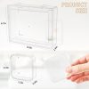 TaShow Bead Organizers and Storage, 93 Pcs Mini Clear Bead Storage Containers with Hinged Lid, Plastic Portable Jewelry Making Organizer for Button, Nail Arts, Screw, Seeds, Battery, Building Block-1