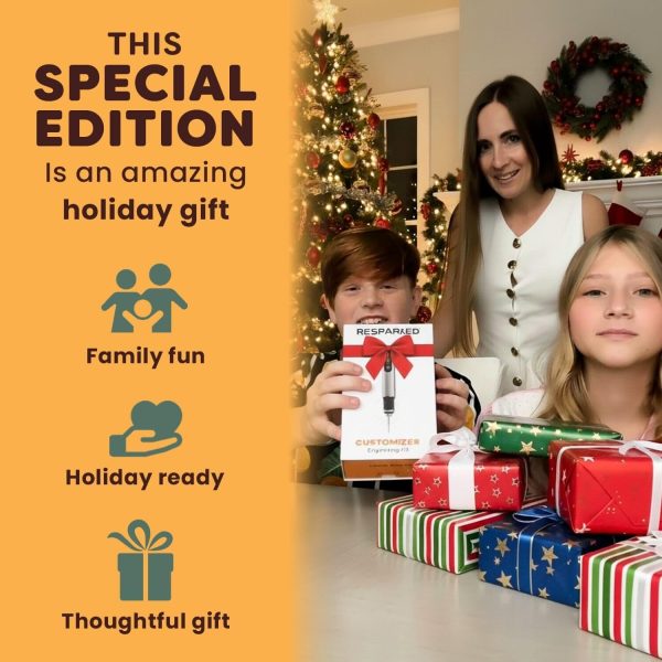 Customizer™ Special Edition Engraving Kit – DIY Starter Set with Engraving Pen, Bits & Materials – Create Personalized Keychains, Magnets & Metal Art – Giftable Craft Kit for Beginners specialty