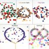 Gionlion 6000 Clay Beads Bracelet Making Kit, 24 Colors Flat Preppy Beads for Friendship Bracelets, Polymer Clay Bead with Charms for Jewelry Making, Crafts Gifts for Girls Ages 6-12-3