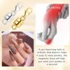 Magnetic Necklace Clasp with Lobster Clasp,14K Gold and Silver Magnetic Jewelry Clasps for Necklace Extender Bracelet Closures-2