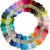 Friendship Bracelet String 50 Skeins Rainbow Color Embroidery Floss Cross Stitch Embroidery Thread Cotton Floss Bracelet Yarn, Craft Floss-0