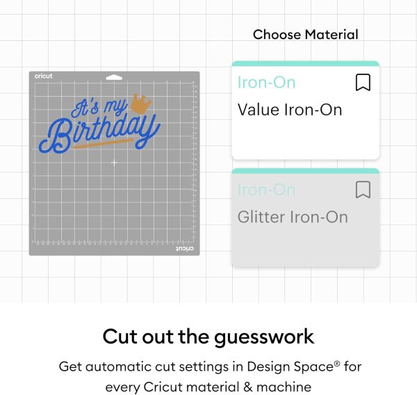 Cricut® Value Iron-On, White (12 in x 5 ft)- HTV Heat Transfer Vinyl-2