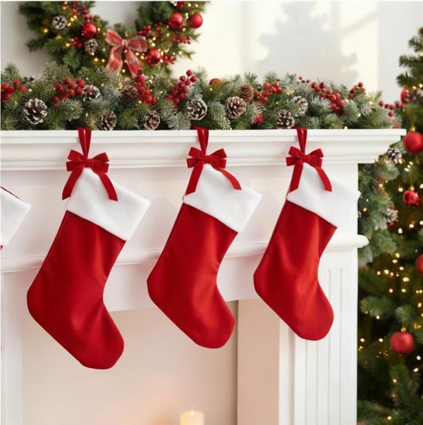 Vintage Red Velvet Ribbon, 3/8 Inch X 25Yd-2