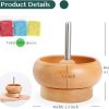 Tilhumt Bead Spinner for Jewelry Making, Effortless Rotating Wooden Clay Bead Spinner with 2 Big Eye Beading Needles and 3000 Seed Beads, Beading Supplies for Making Waist, Bracelets, Necklace-4
