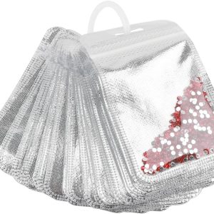 50PCS Diamond Painting Beads Storage Bags – Reusable Ziplock Pouches for DIY Diamond Art, Gem & Bead Organizer, Craft Supplies Storage Accessories-0