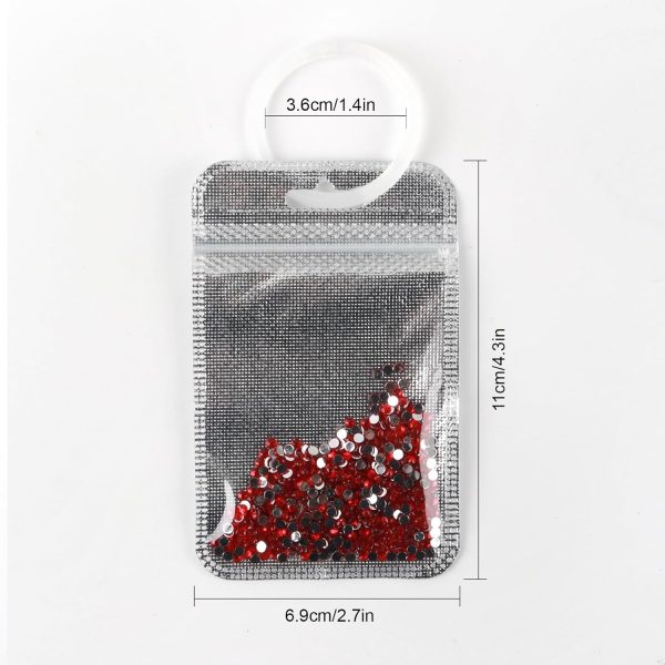 50PCS Diamond Painting Beads Storage Bags – Reusable Ziplock Pouches for DIY Diamond Art, Gem & Bead Organizer, Craft Supplies Storage Accessories diamond bar