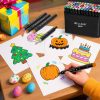 Alcohol Markers, 80 Colors Dual Brush Tip Permanent Art Markers, Coloring Marker, for Book Painting Card Making, Christmas gift for Adults Kids 8-12-4