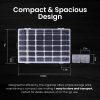 4pack 36 Grids Plastic Clear Organizer Box Bead Storage Containers with Adjustable Dividers for Craft Jewelry Fishing Tackles Parts Storage with 4 Sheets Label Stickers-1