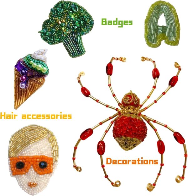 JOJOPLAY Tube Seed Beads 7mm Crafts Glass Bugle Beads with for Jewelry Making Embroidery Decoration (28 Colors, 8400pcs)-2