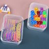 Rocutus 24 Pack Small Clear Plastic Storage Containers with Lids,Beads Storage Box with Hinged Lid for Beads,Earplugs,Pins, Small Items, Crafts, Jewelry, Hardware (2.9x2.9 x1 & 2.1x2.1 x0.8 Inches)-3
