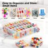 Bead Organizer Box，31Pcs Clear Bead Organizers and Storage Mini Rectangle Plastic Containers, Ideal for DIY Jewelry, Bracelet Making, Nail Art & Small Craft Parts 31pcs picnic set