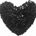1000Pcs Fuse Beads - 5mm Black Melting Beads for Crafts, Hama Bead Bulk Refill Kit.-0