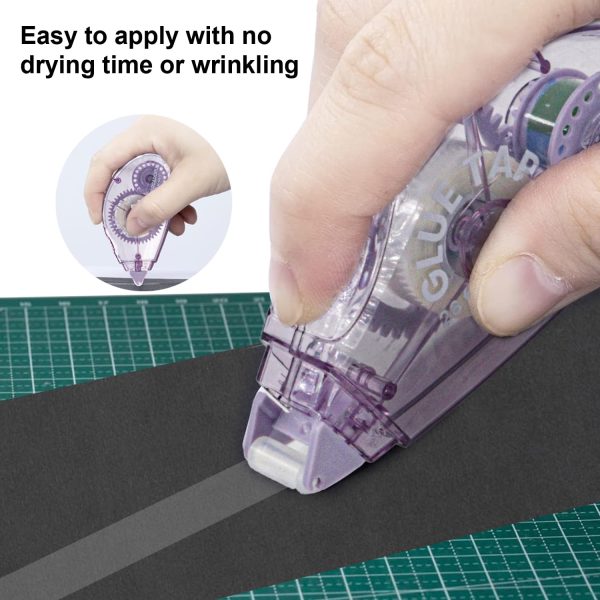 Glue Tape for Scrapbooking, Scrapbook Tape 4 Pcs, Double Sided Tape Roller for Crafts, 26 Ft x 0.31 In Tape Runner, Junk Journal Supplies, Scrapbook Supplies & Craft, Photo, Tape for Gift Wrapping. for love and lemons