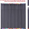 iBayam Journal Planner Pens Colored Pens, Office School Supplies, Fine Point Fineliner Drawing Art Markers for Bullet Journaling Scrapbooking Notebook Writing Note Taking Calendar Stationary, 18-Color-1