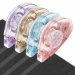 Glue Tape for Scrapbooking, Scrapbook Tape 4 Pcs, Double Sided Tape Roller for Crafts, 26 Ft x 0.31 In Tape Runner, Junk Journal Supplies, Scrapbook Supplies & Craft, Photo, Tape for Gift Wrapping.-0