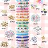 LovelyMoon Bracelet Making Kit 5000 Pcs Clay Beads Flat Preppy Beads for Friendship Jewelry Making Polymer Heishi Beads with Charms Gifts for Teen Girls Crafts for Girls Ages 6 7 8 9 10 11 12-1