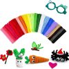 Pipe Cleaners Craft Bulk,Kids Toys & Games Gifts,200pcs Arts Crafts,Chenille Stems Art Supplies for Projects Creative DIY Room Decor,Christmas Decorations,Juegos para Niños Fidget Toys for Ages 5-7 kids boots
