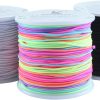 KONMAY 1.0mm Stretchy Bracelet String, 150 Yards Durable Mixed Elastic Cord for Jewelry Making, Beading, Necklaces, DIY Crafts, and Sewing Projects konmay magnetic clasps