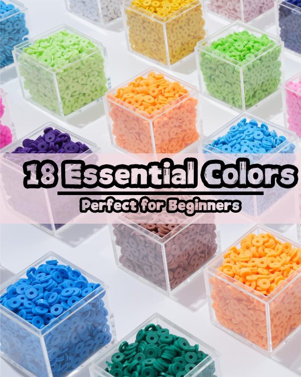 BestNow Clay Beads Bracelet Making Kit Toys for Girls Kids Charms Kit 18 Colors Friendship Bracelet Kit Letter Beads DIY Crafts Teen Girl Gifts Toys for Ages 6 7 8 9 10 11 12-1