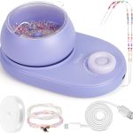 Tilhumt Electric Bead Spinner for Jewelry Making, Forward/Reverse Rotation, Adjustable Speed Clay Bead Spinner with 2 Big Eye Needles, Beading Supplies for Bracelet, Necklace, DIY Crafts (Patented)-0