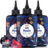 KISREL UV Resin 300g - Upgraded UV Resin Kit, Hard Type Crystal Clear Ultraviolet Curing UV Epoxy Resin for Craft Jewelry Making-0