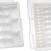 Elizabeth Ward 45 Piece Assorted Portable Diamond Painting Storage and Bead Organizer with 42 Variable Sized Containers, 2 Pack piecemeal